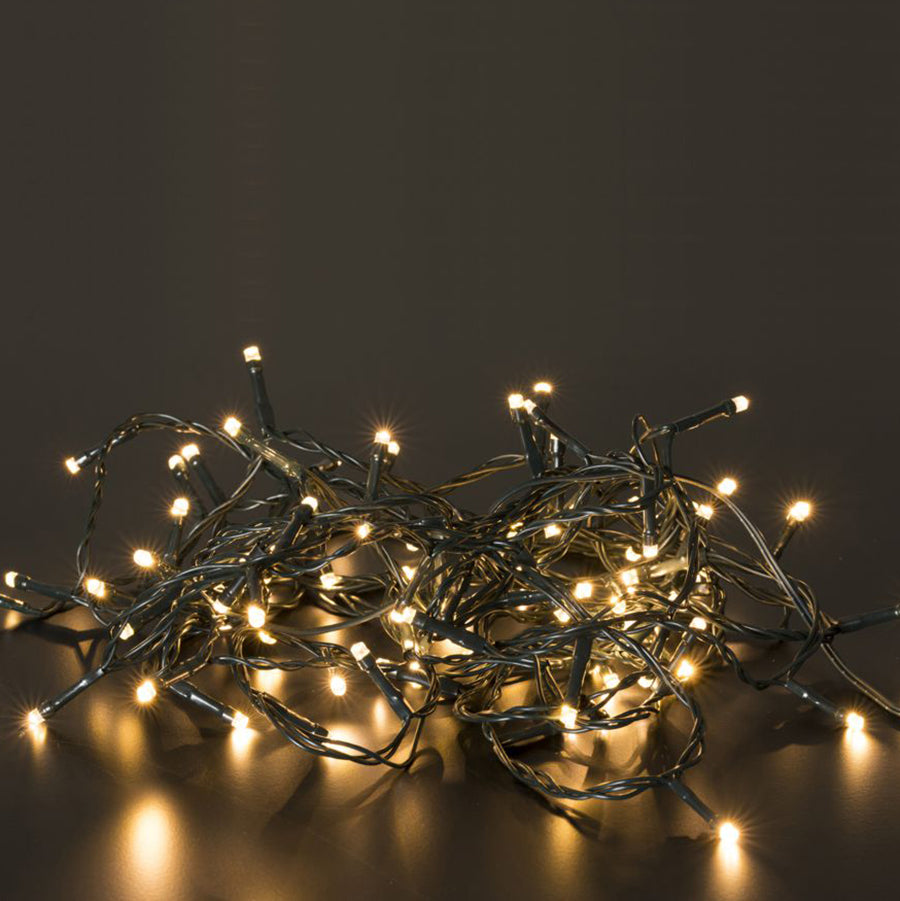 Conzept - Julbelysningskedja - varmvit med fjärrfunktion - 160 LED