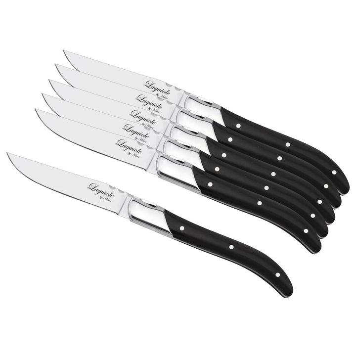 Laguiole by Haws - Steakknivar 6 st - Svart ebenholts