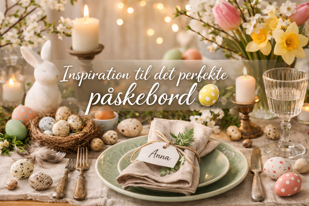 Sådan dækker du det perfekte påskebord