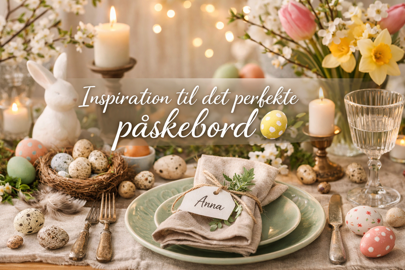 Sådan dækker du det perfekte påskebord