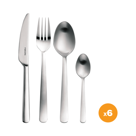 Fiskars – Functional Form Besteckset, 24-teilig, matt