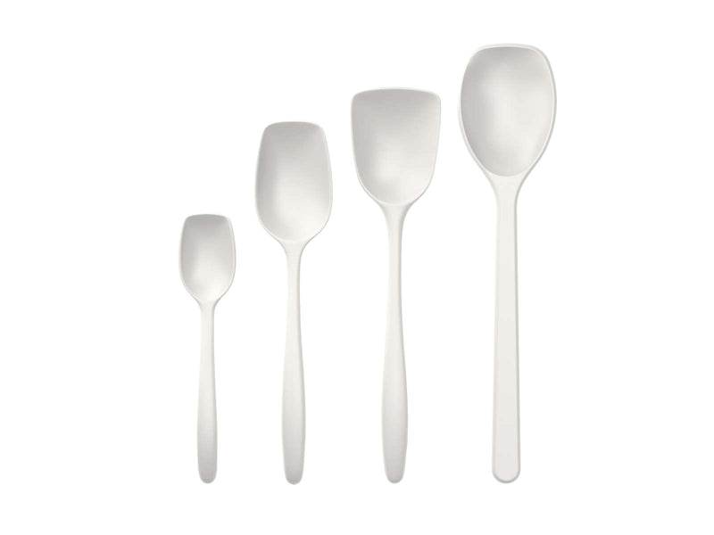 Rösti-Topflöffel-Set, 4-teilig, Klassisches Weiß