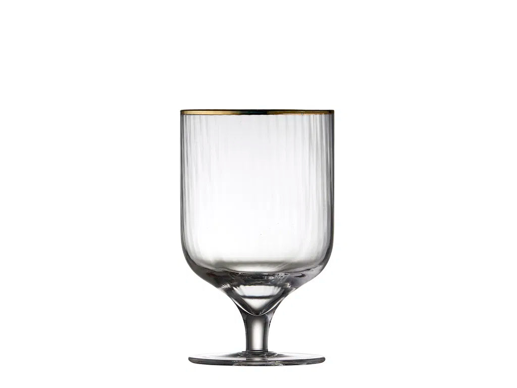 Lyngby glas - Palermo Vinglas Gold 30 cl 4 stk