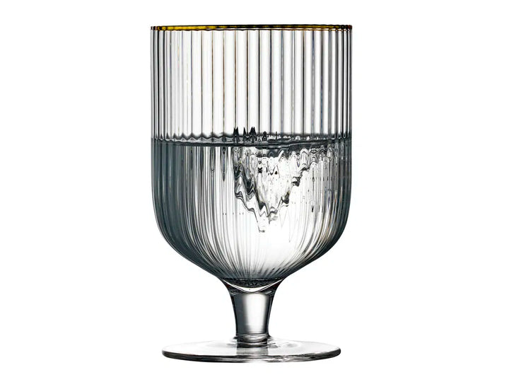 Lyngby glas - Palermo Vinglas Gold 30 cl 4 stk