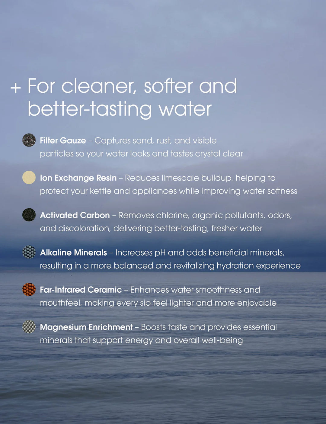 Stelton - Magnesium+ vandfilter 3 Stk