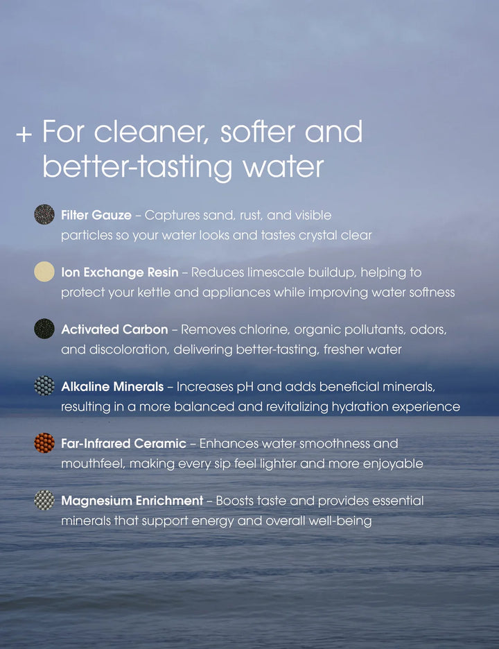 Stelton - Magnesium+ vandfilter 3 Stk