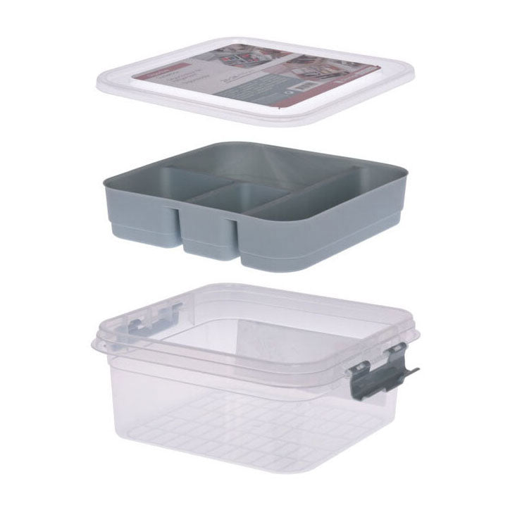 Opbevaringskasse - 26x24x11 cm assorteret farver