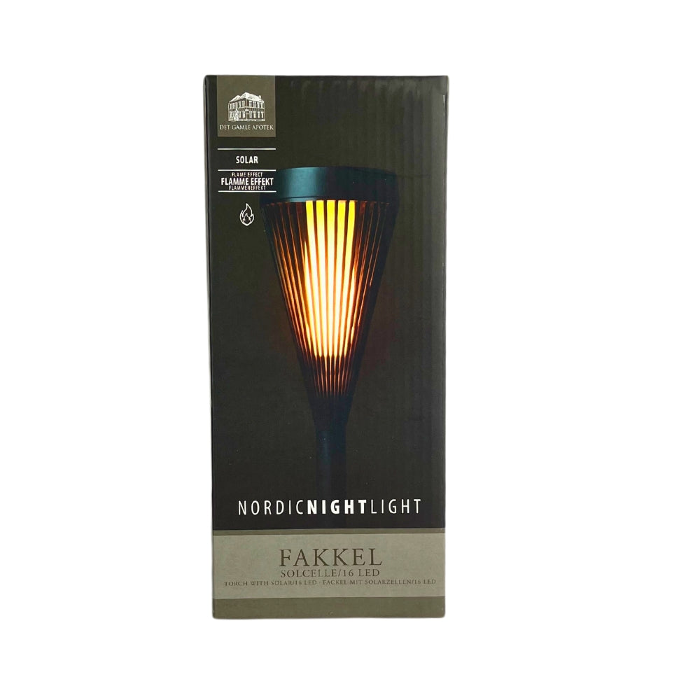 Solficklampa 3-i-1 16xLED 64x10 cm flameffekt