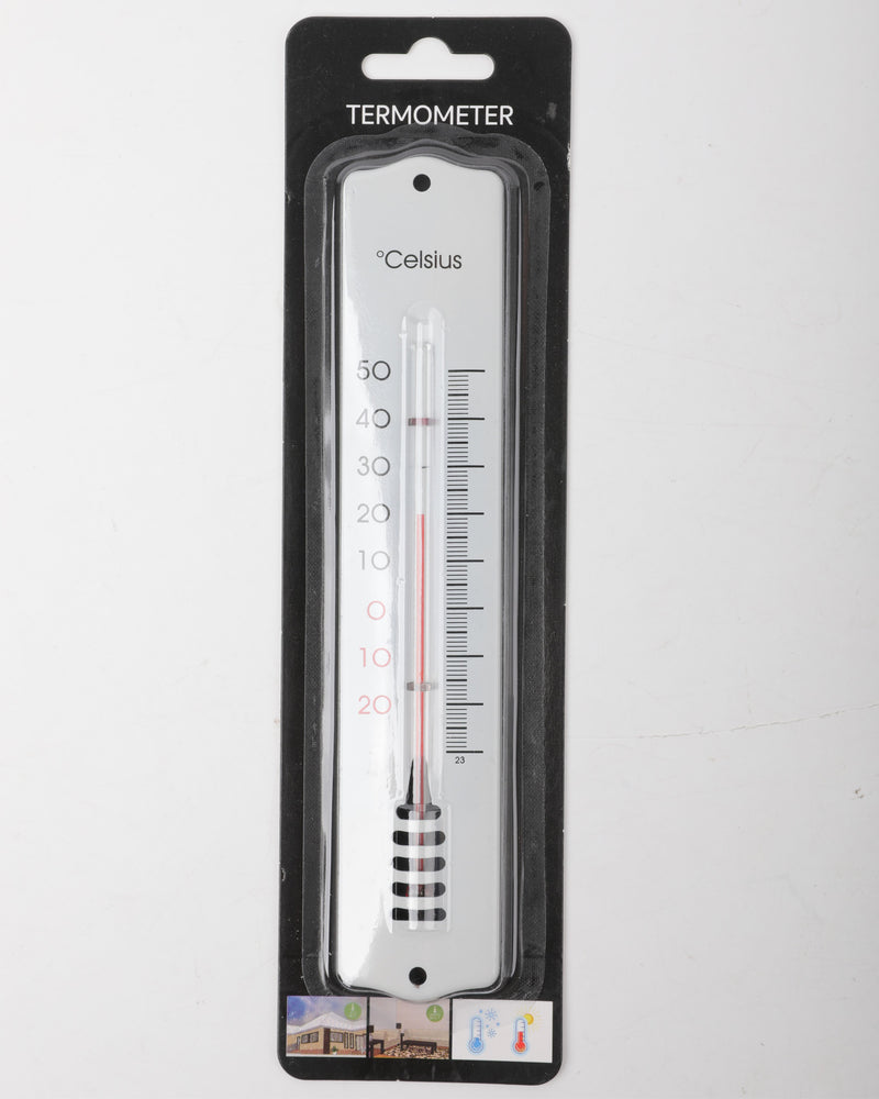 Conzept – Thermometer im Metallgehäuse, 20,5 x 4 x 0,7 cm