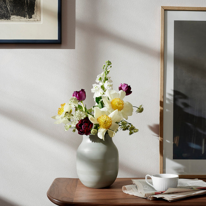 Kähler - Omaggio Vas H20 cm kräm/mint