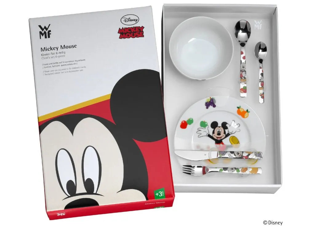 WMF børneservice Mickey Mouse 6 dele