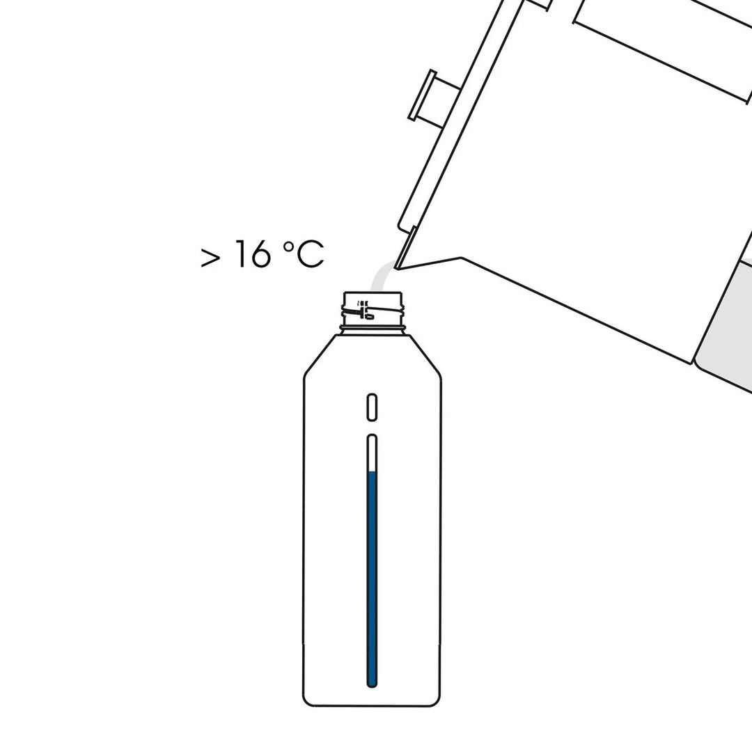 Stelton - BRUS flaske til kulsyremaskine 1,2 L steel
