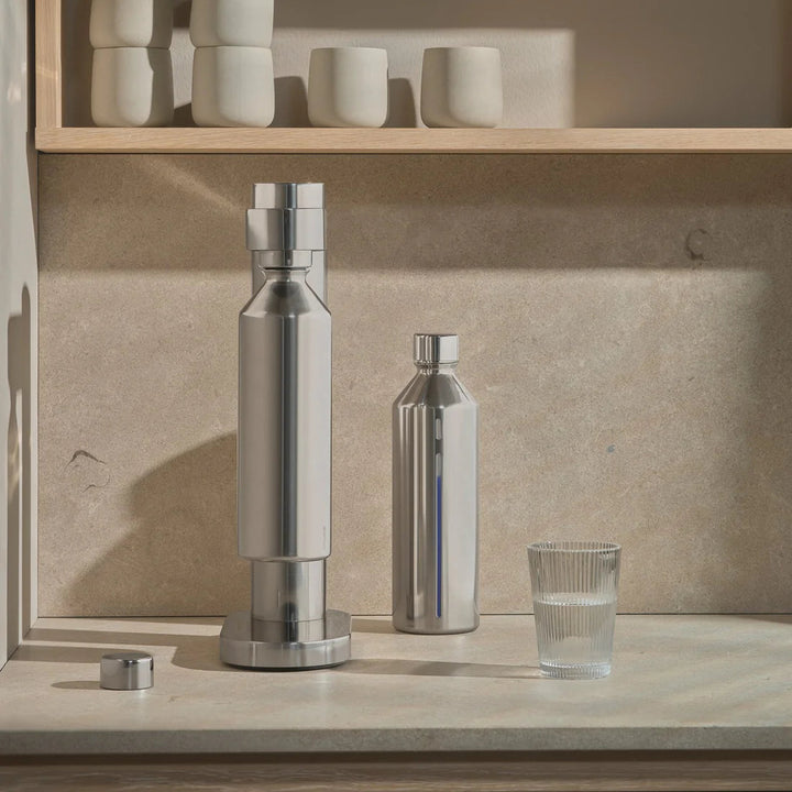 Stelton - BRUS flaske til kulsyremaskine 1,2 L steel