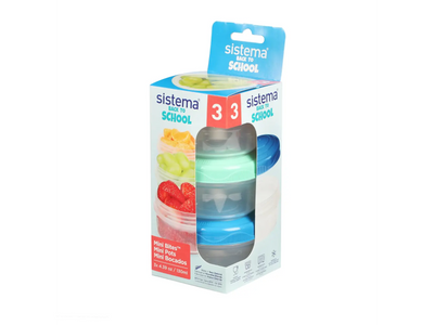 Sistema - Madboks 130ml Mini Bites To Go 3 Pack