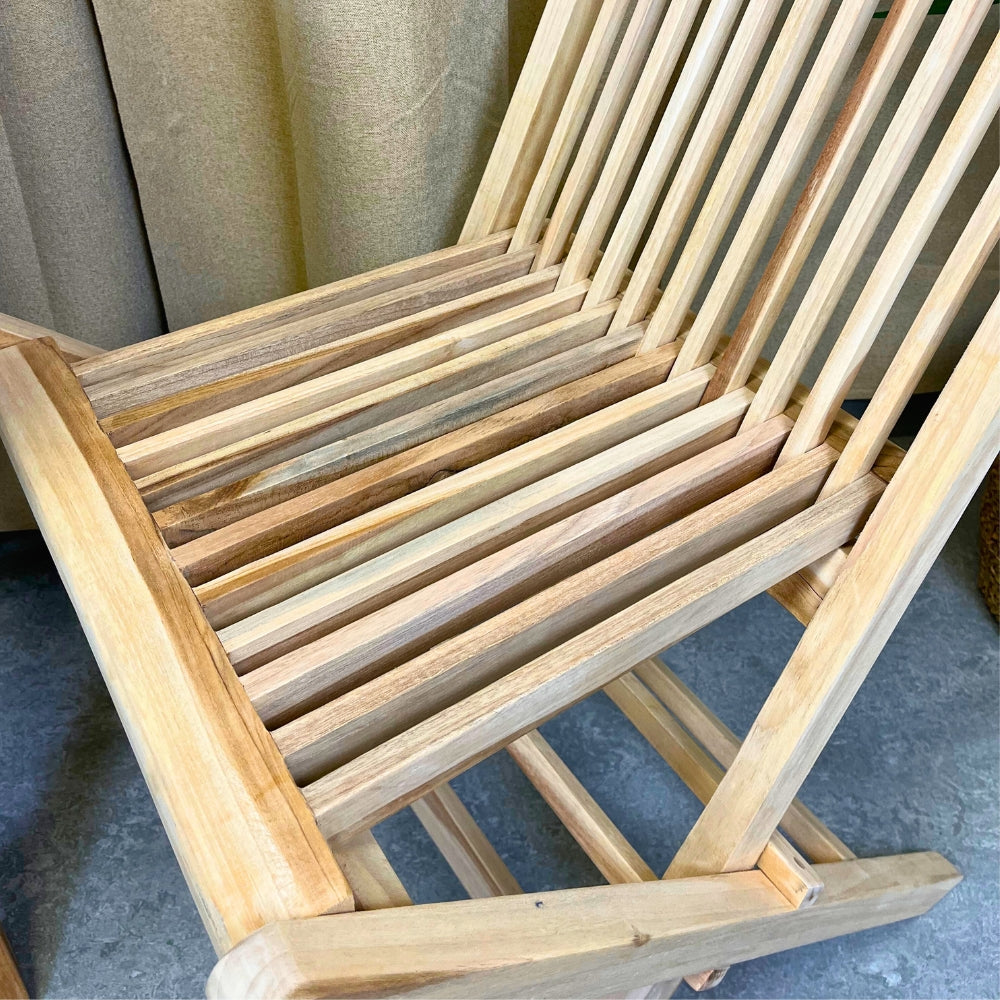 Dacore - Stol foldbar - Jepara uden armlæn grade C teak