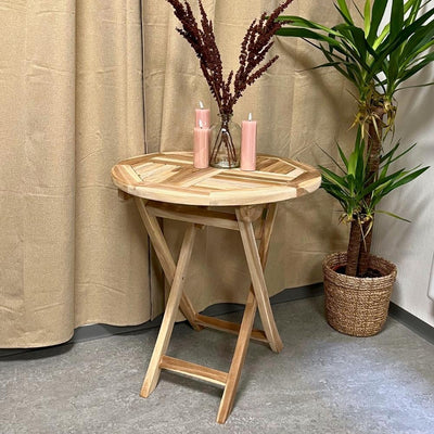 Dacore - Cafébord Ø66 cm kvalitet C teak