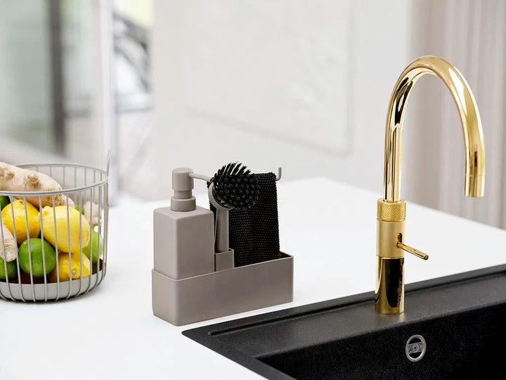 Zone - opvaskesæt med karklud taupe