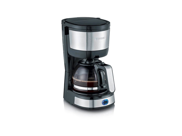 Severin kaffemaskine 4-kops rustfrit stål 750 W