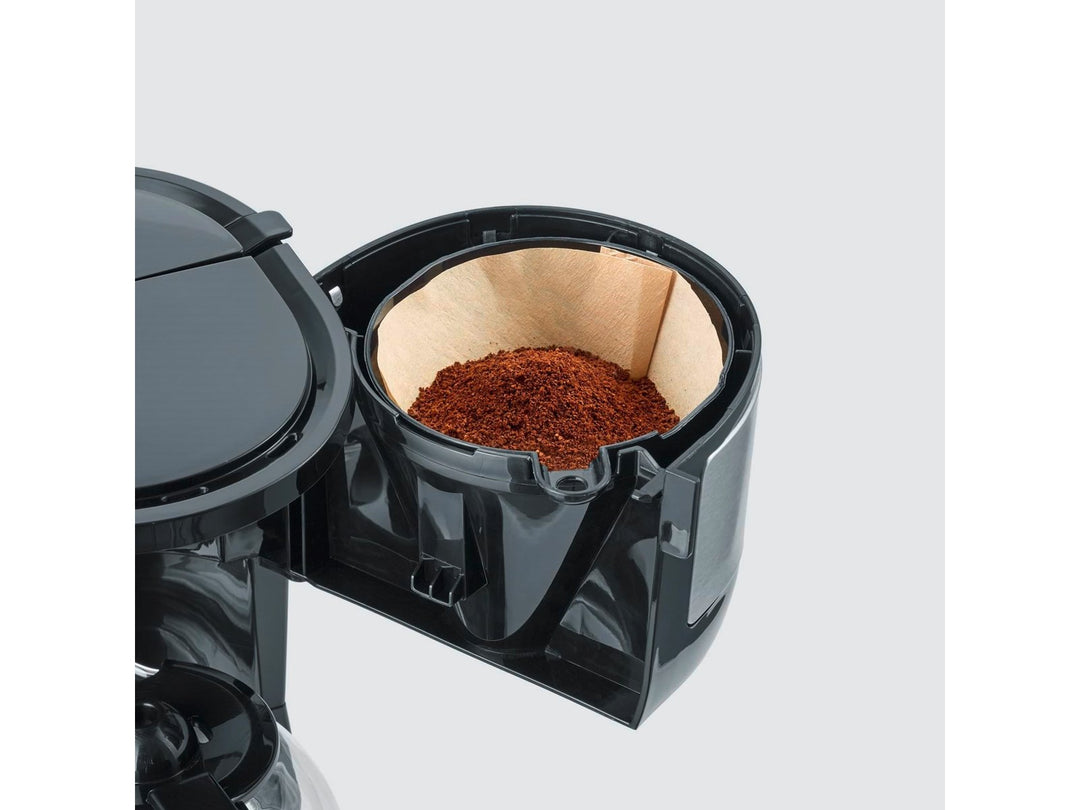 Severin kaffemaskine 4-kops rustfrit stål 750 W