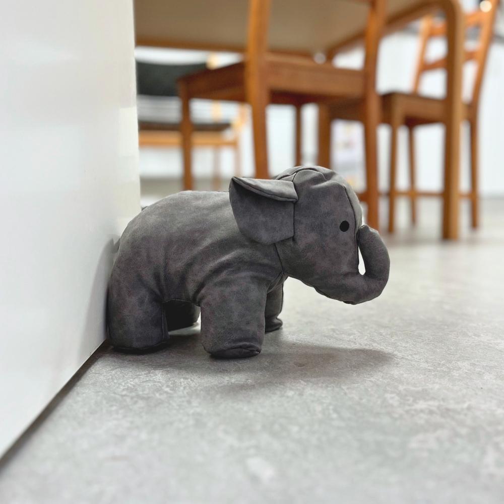 Dörrstopp elefant 25 cm grå/brun 1. stycke - 2 ass. färger