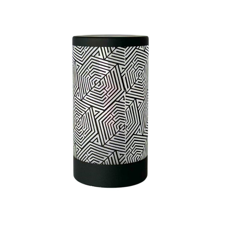 Glaszylinderflamme – 8 x 15 cm mit ROTEN Flammen