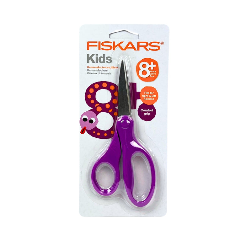 Fiskars - Kinderschere ab 8 Jahren, lila