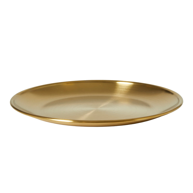 Teller Ø26 cm Edelstahl – Gold