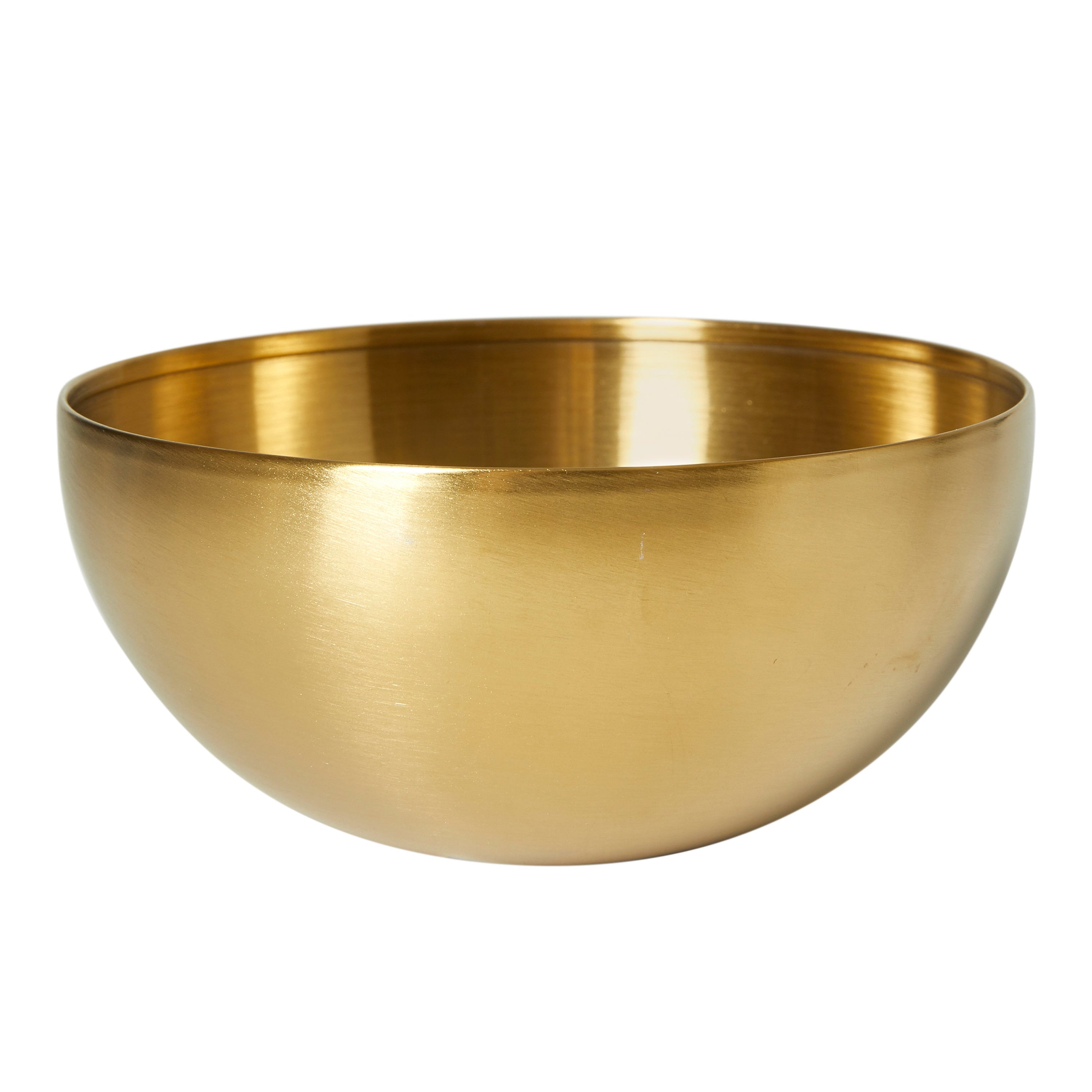 Skål Ø15x6 cm rustfrit stål - guld