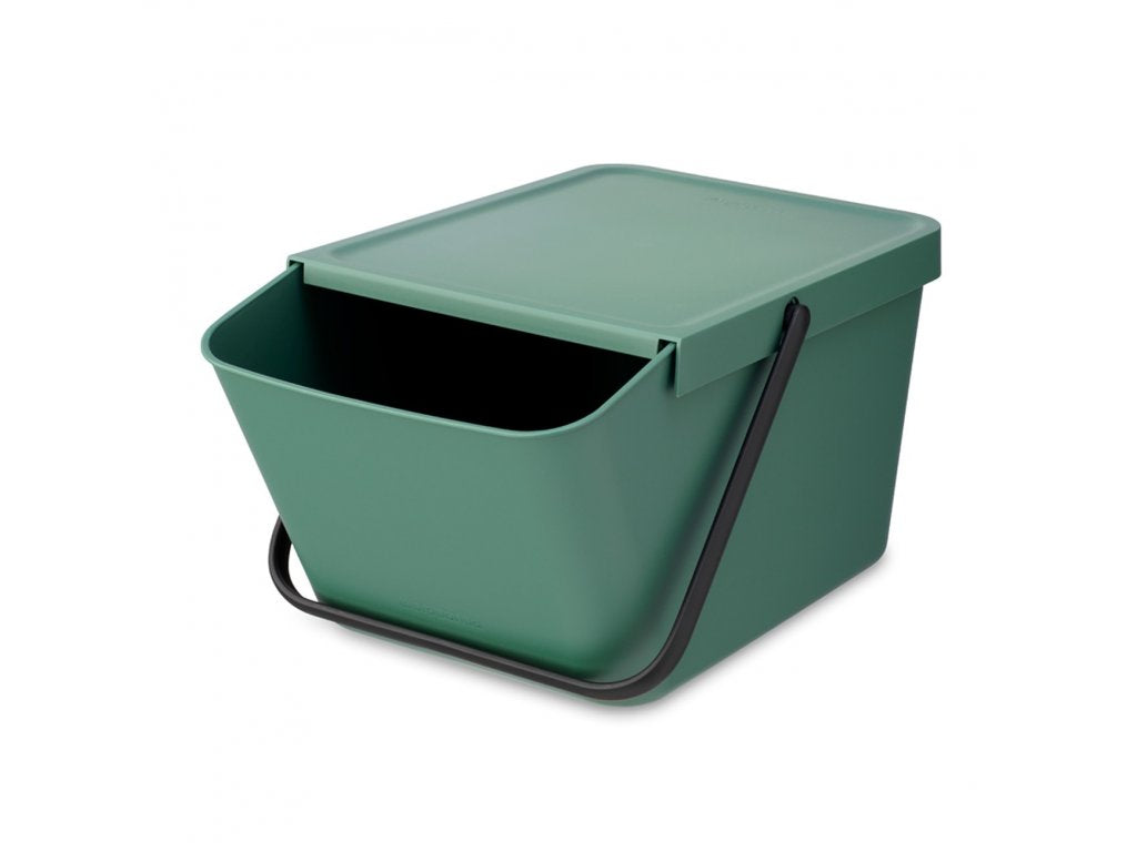 Brabantia - Sort & Go stapelbar papperskorg 20L - Jade Green