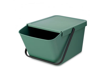 Brabantia -  Sort & Go stabelbar affaldsspand 20L - Jade Green