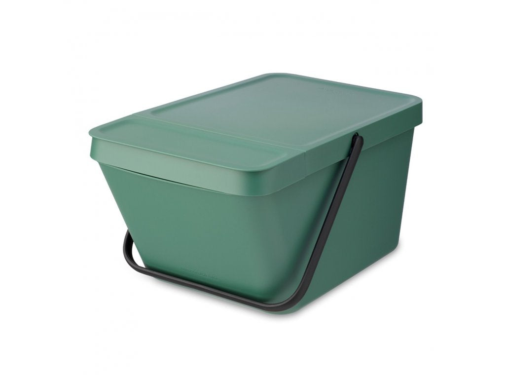 Brabantia -  Sort & Go stabelbar affaldsspand 20L - Jade Green