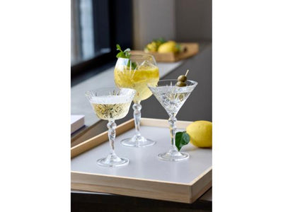 Lyngby Glass Crystal - Melodia Gin & tonic-glas 65 cl 4 st.