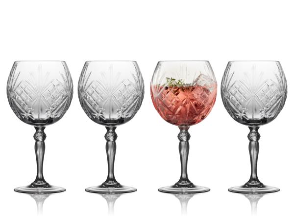 Lyngby Glas - Melodia Gin & tonic-glas 65 cl 4 stk.