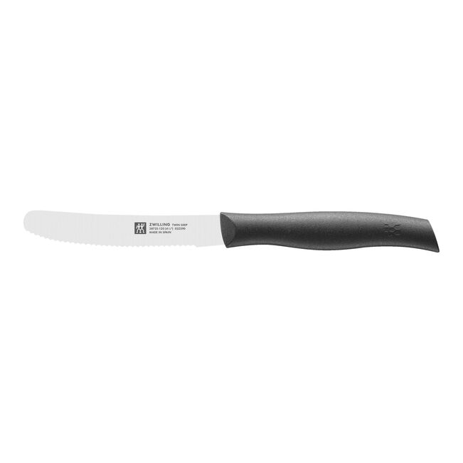 Zwilling - Twin Grip tomatkniv 12 cm sort bølgeskær