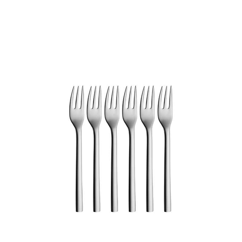WMF - Nuova Kuchengabel, 6 Stück, 16 cm