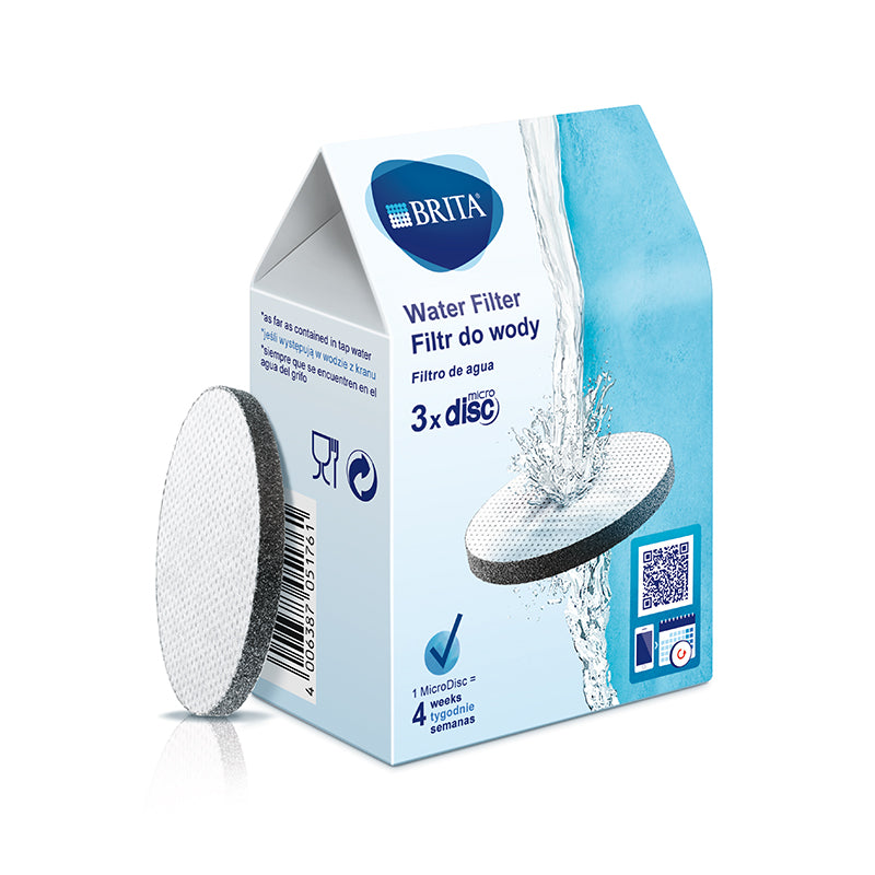 Brita - Micro Disc 3er-Pack Wasserfilter Weiß