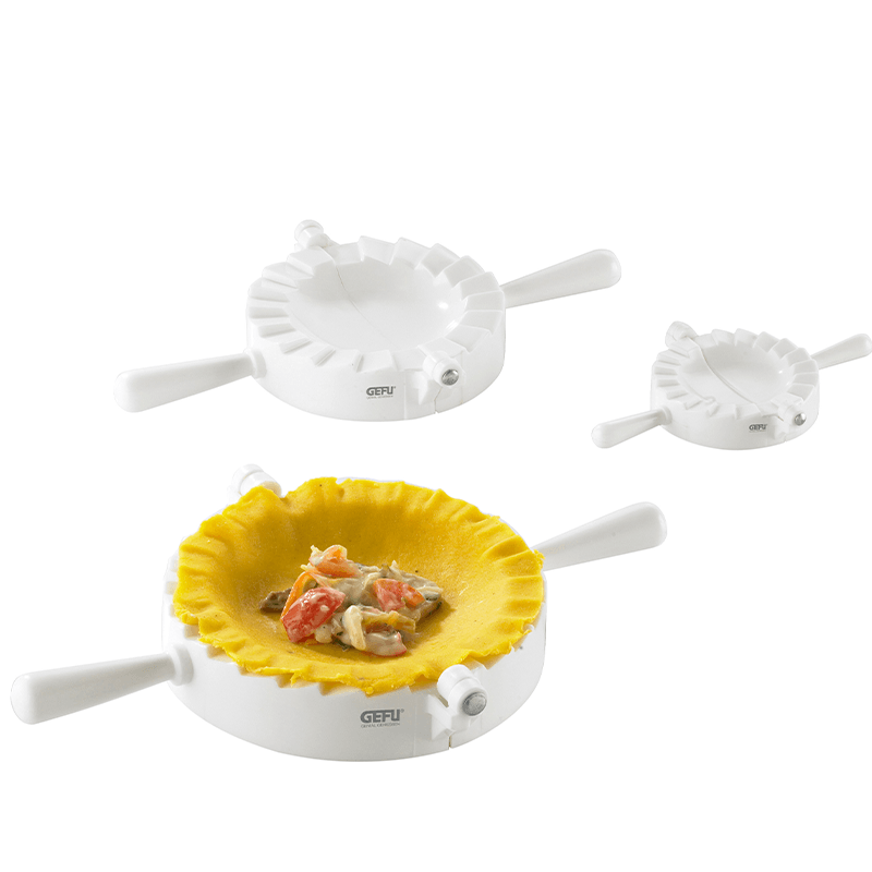 Gefu – Ravioli-Form, 3-teilig – Weiß