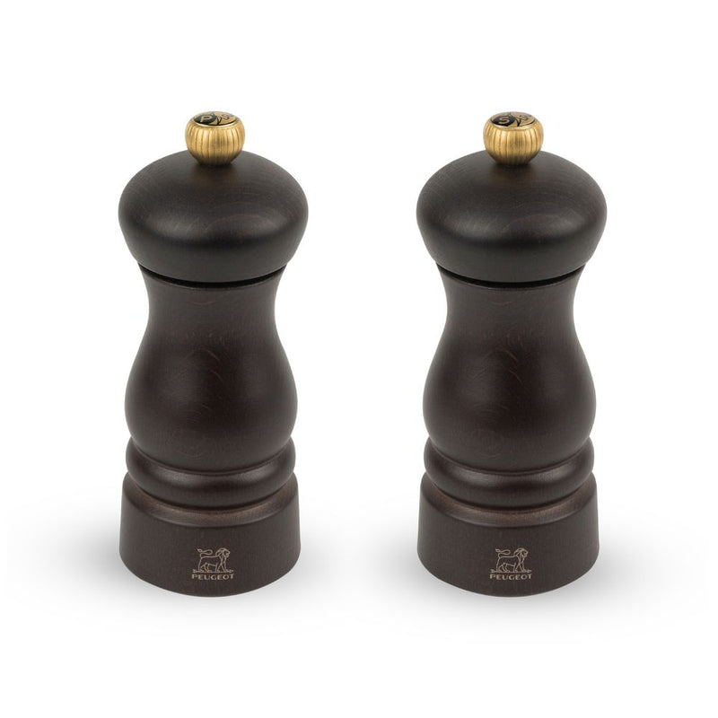 Peugeot - Clermont salt- og peber kværnsæt 13 cm - chokolade