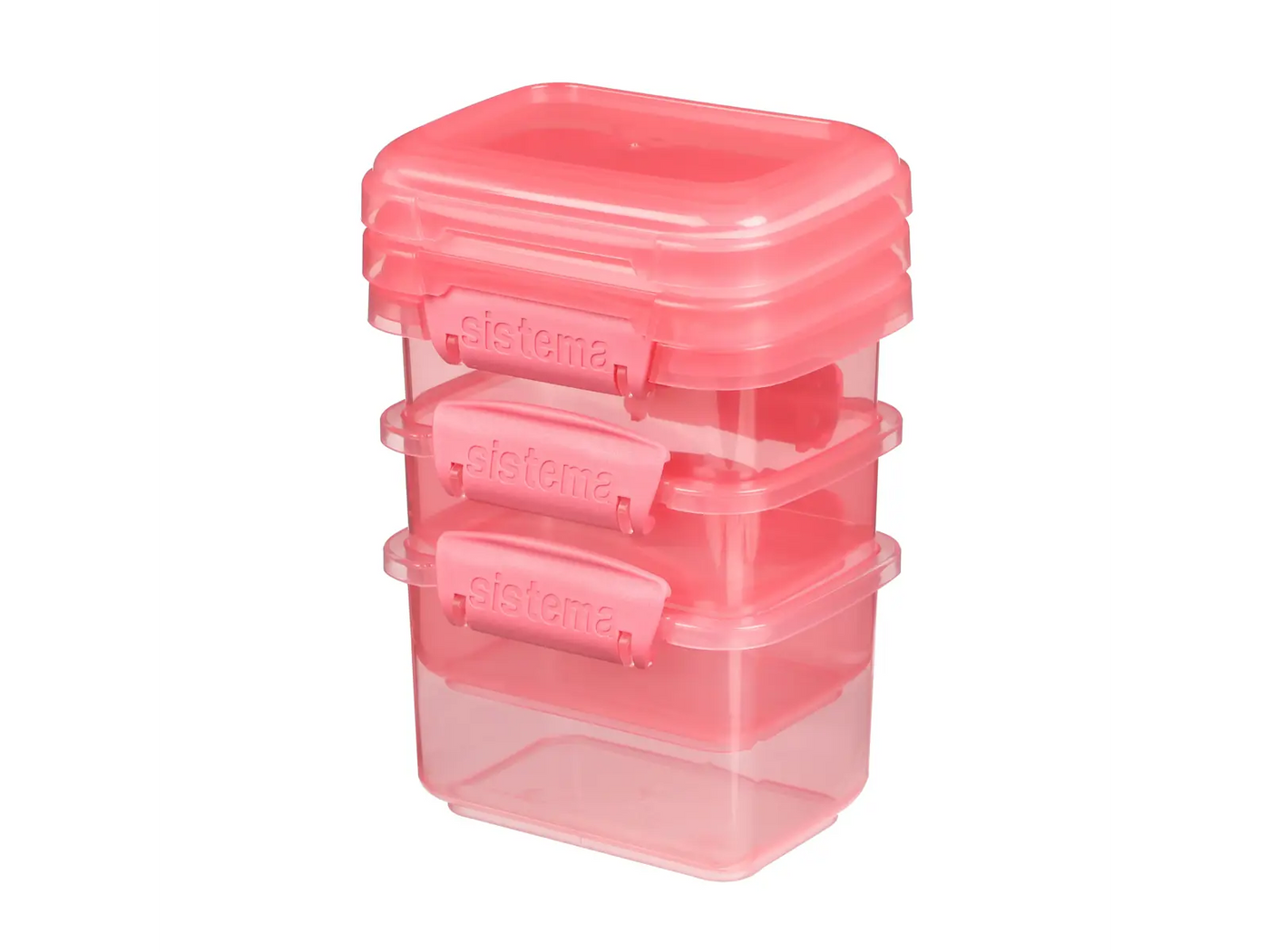 Sistema - Madboks 400ml Rectangular Lunch 3 Pack ass. farver