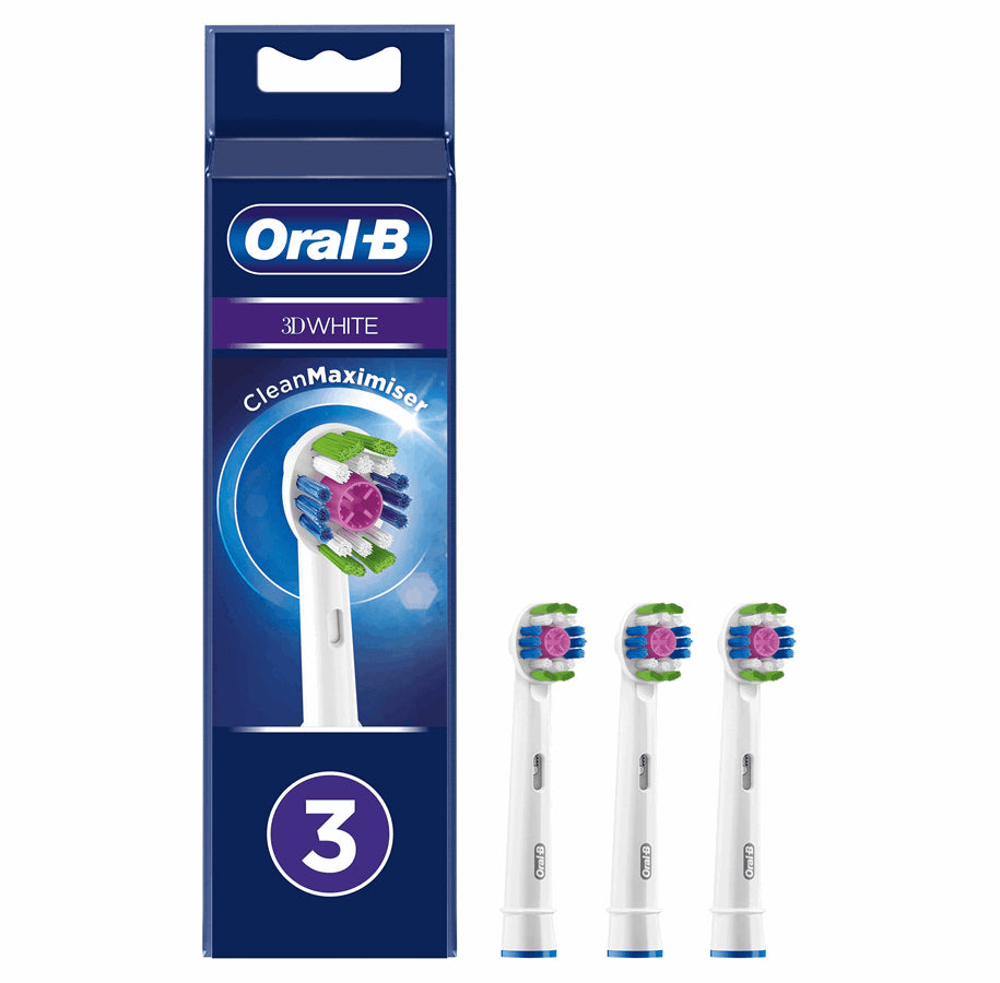 Oral B børster 3D White 3 stk.