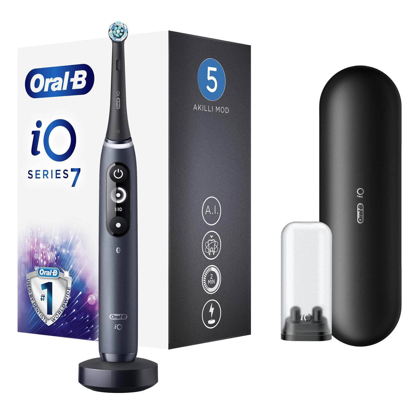 Oral-B - Elektrisk Tandbørste - iO7 Black