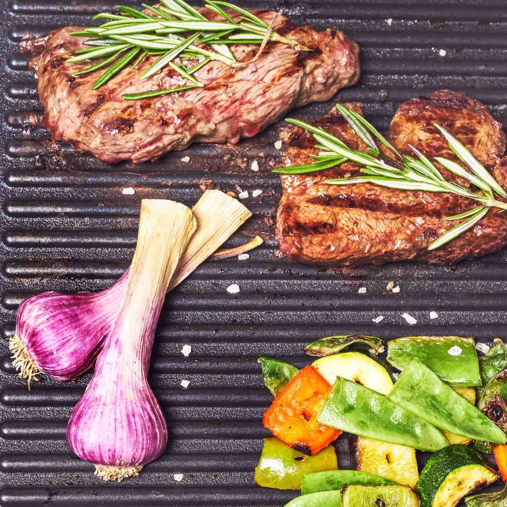 Gastroback - Design Bordsgrill Plancha &amp; BBQ - elektrisk