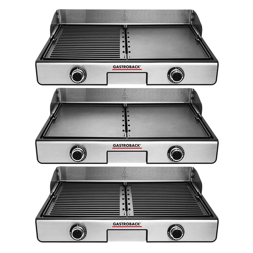 Gastroback - Design Bordsgrill Plancha &amp; BBQ - elektrisk
