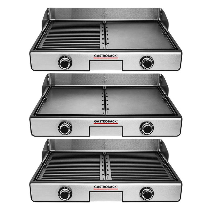 Gastroback - Design Bordsgrill Plancha &amp; BBQ - elektrisk