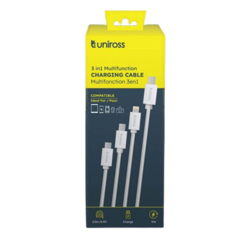 Uniross 3-i-1 Kabel 2 m