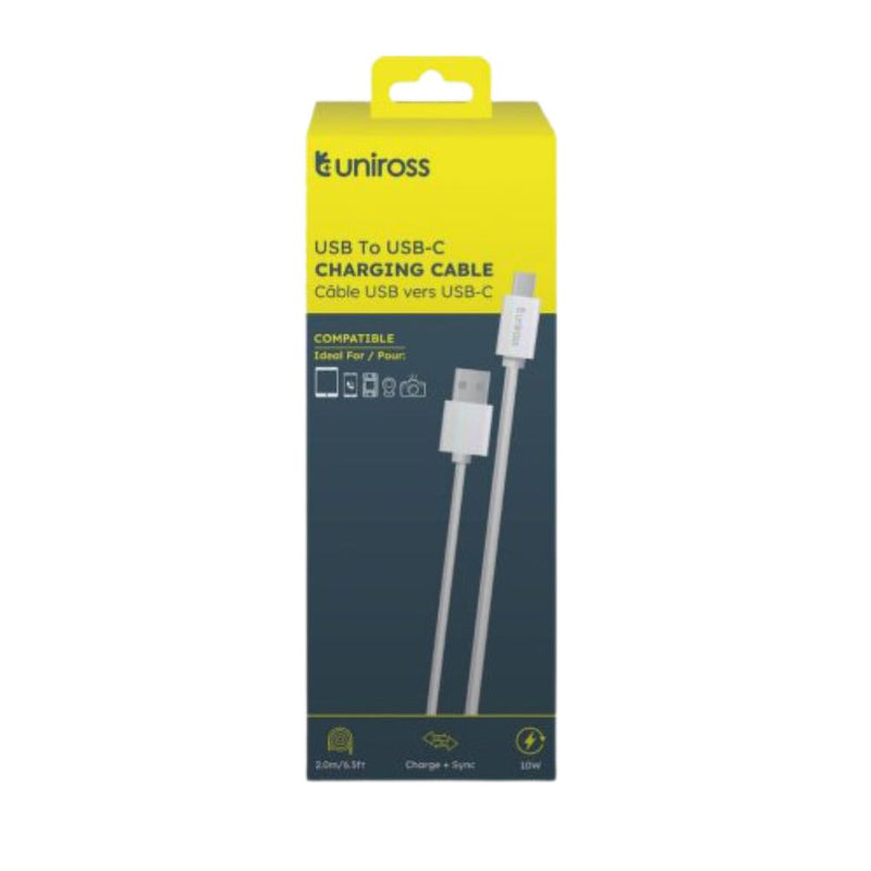Uniross USB To USB-C kabel 2 m