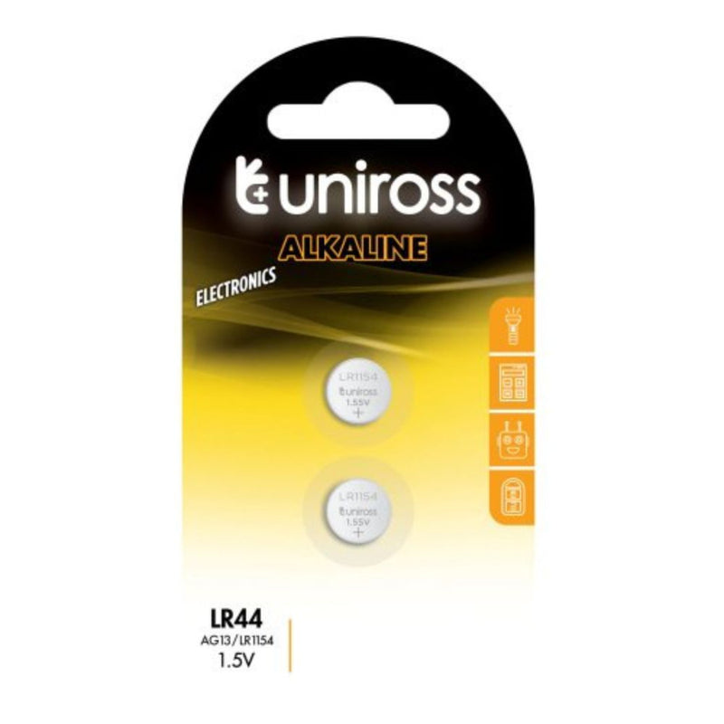 Uniross - Batteri LR1154, AG13, LR44 - 2 stk.