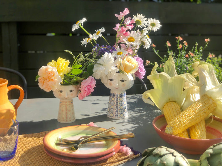 Bjørn Wiinblad - Eva vase soft yellow 15 cm