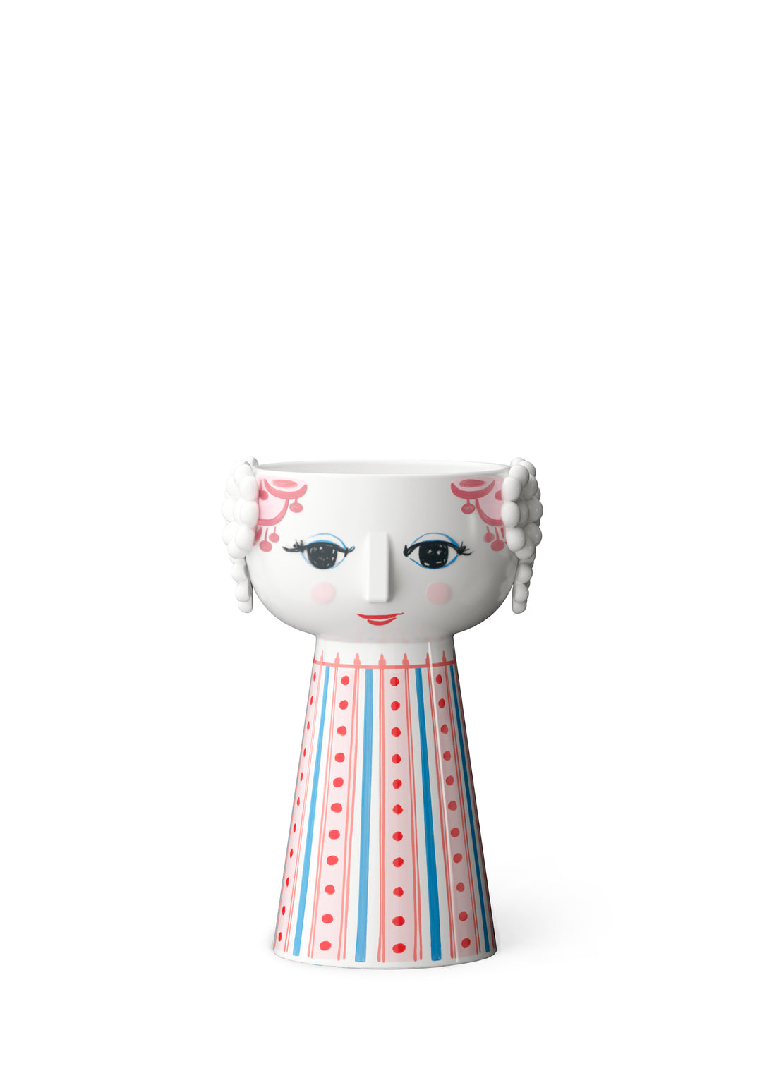 Bjørn Wiinblad - Eva Lysestage H14 cm støvet rød