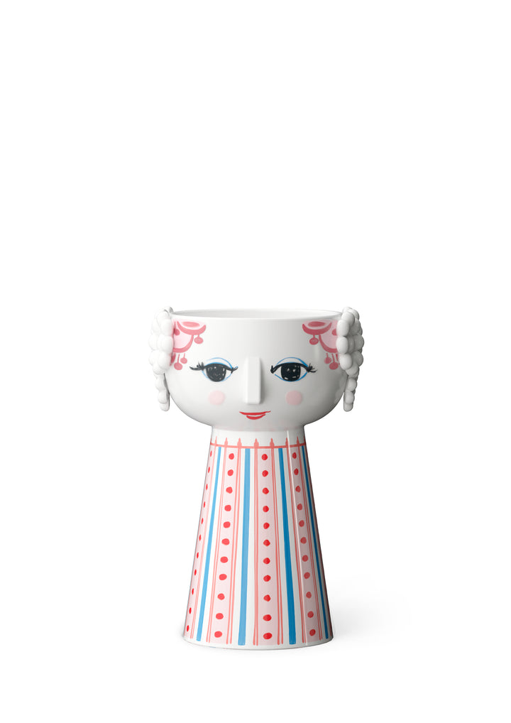 Bjørn Wiinblad - Eva Lysestage H14 cm støvet rød